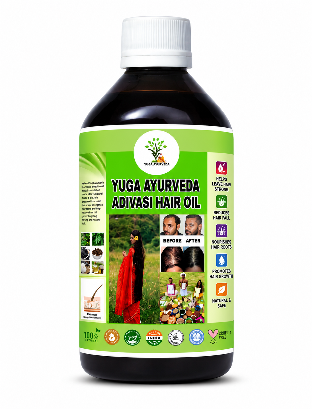 ADIVASI YUGA AYURVEDA HAIR OIL