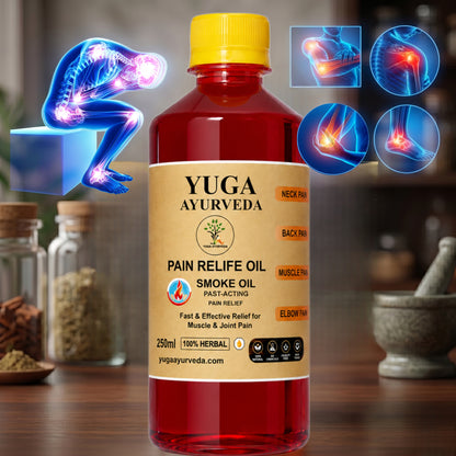 Best Ayurvedic Pain Relief Oil - Relieves Joint, Knee, Arthritis & Muscular Aches Naturally - YUGA AYURVEDA