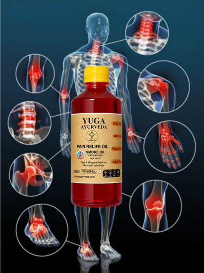 Best Ayurvedic Pain Relief Oil - Relieves Joint, Knee, Arthritis & Muscular Aches Naturally - YUGA AYURVEDA