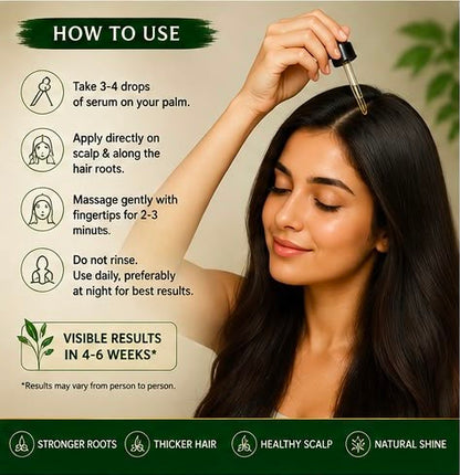 YUGA AYURVEDA HERBAL HAIR GROWTH SERUM Advanced Formula