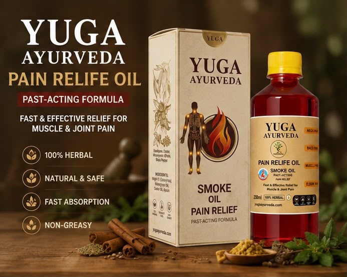 Best Ayurvedic Pain Relief Oil - Relieves Joint, Knee, Arthritis & Muscular Aches Naturally - YUGA AYURVEDA