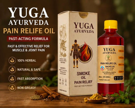 Best Ayurvedic Pain Relief Oil - Relieves Joint, Knee, Arthritis & Muscular Aches Naturally - YUGA AYURVEDA